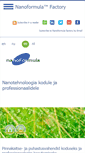 Mobile Screenshot of ee.nanoformula.eu