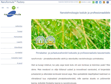 Tablet Screenshot of ee.nanoformula.eu
